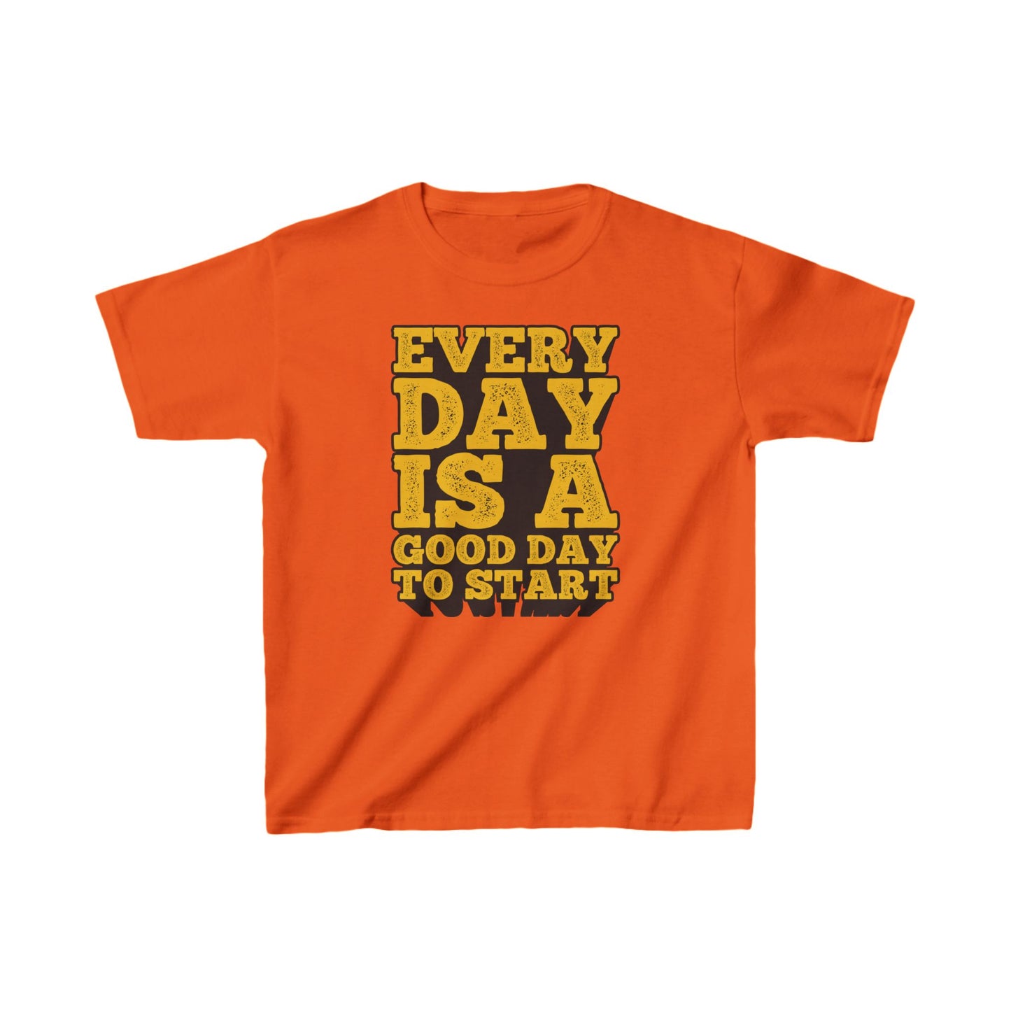 Every Day Is A Good Day To Start Kids Heavy Cotton™ Tee