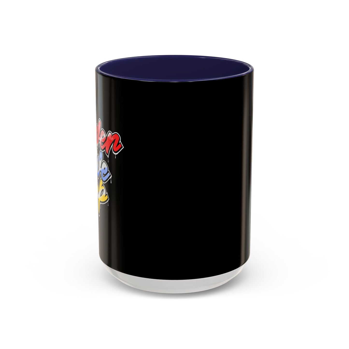 Never Give Up Accent Coffee Mug (11, 15oz)