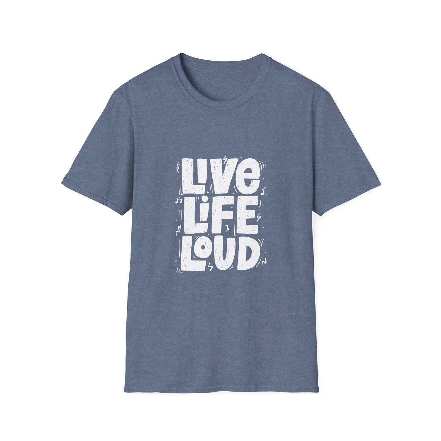 Live Life Loud Unisex Softstyle T-Shirt