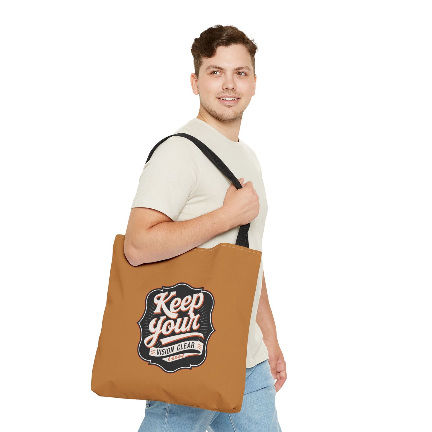 Keep Your Vision Clear Tote Bag (AOP)