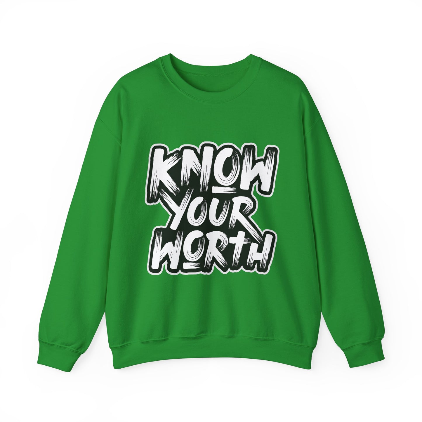 Know Your Worth Unisex Heavy Blend™ Crewneck Sweatshirt