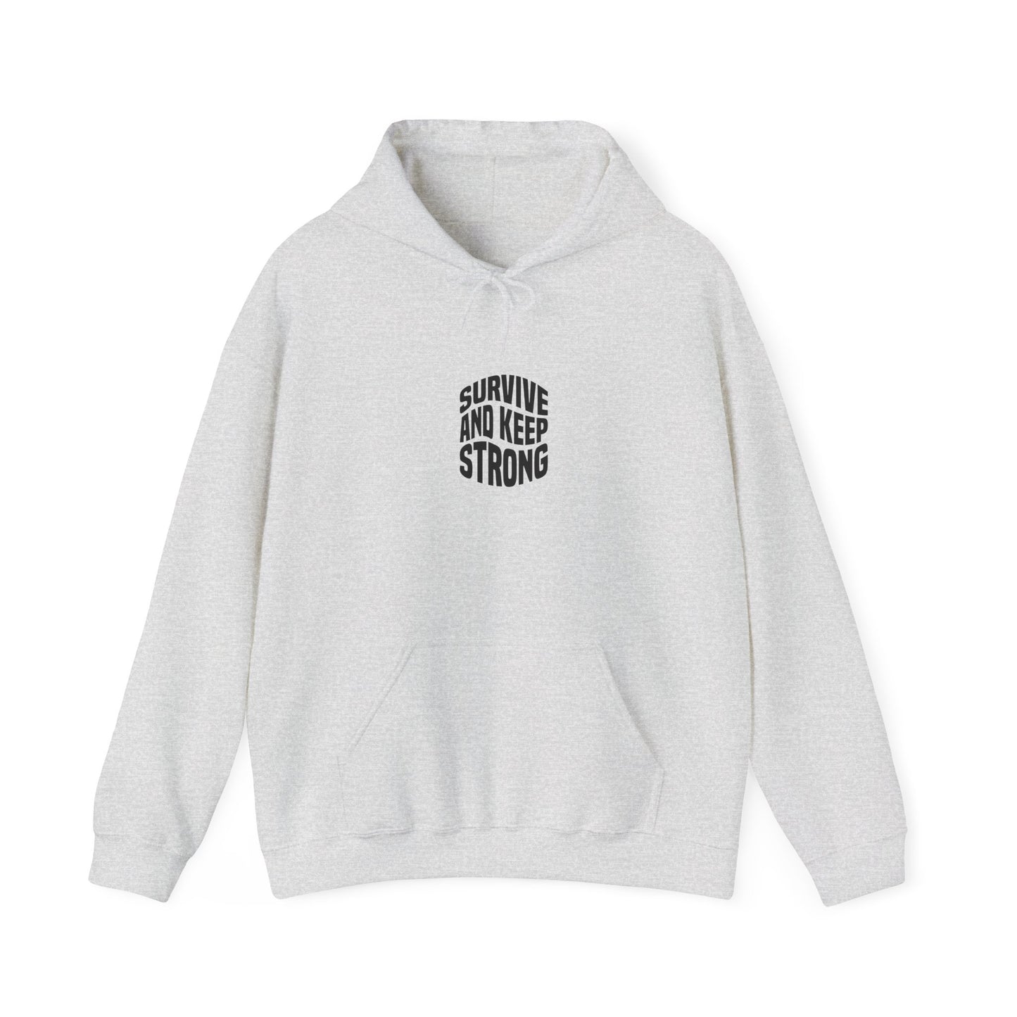 Survive And Keep Strong Unisex Heavy Blend™ Hooded Sweatshirt