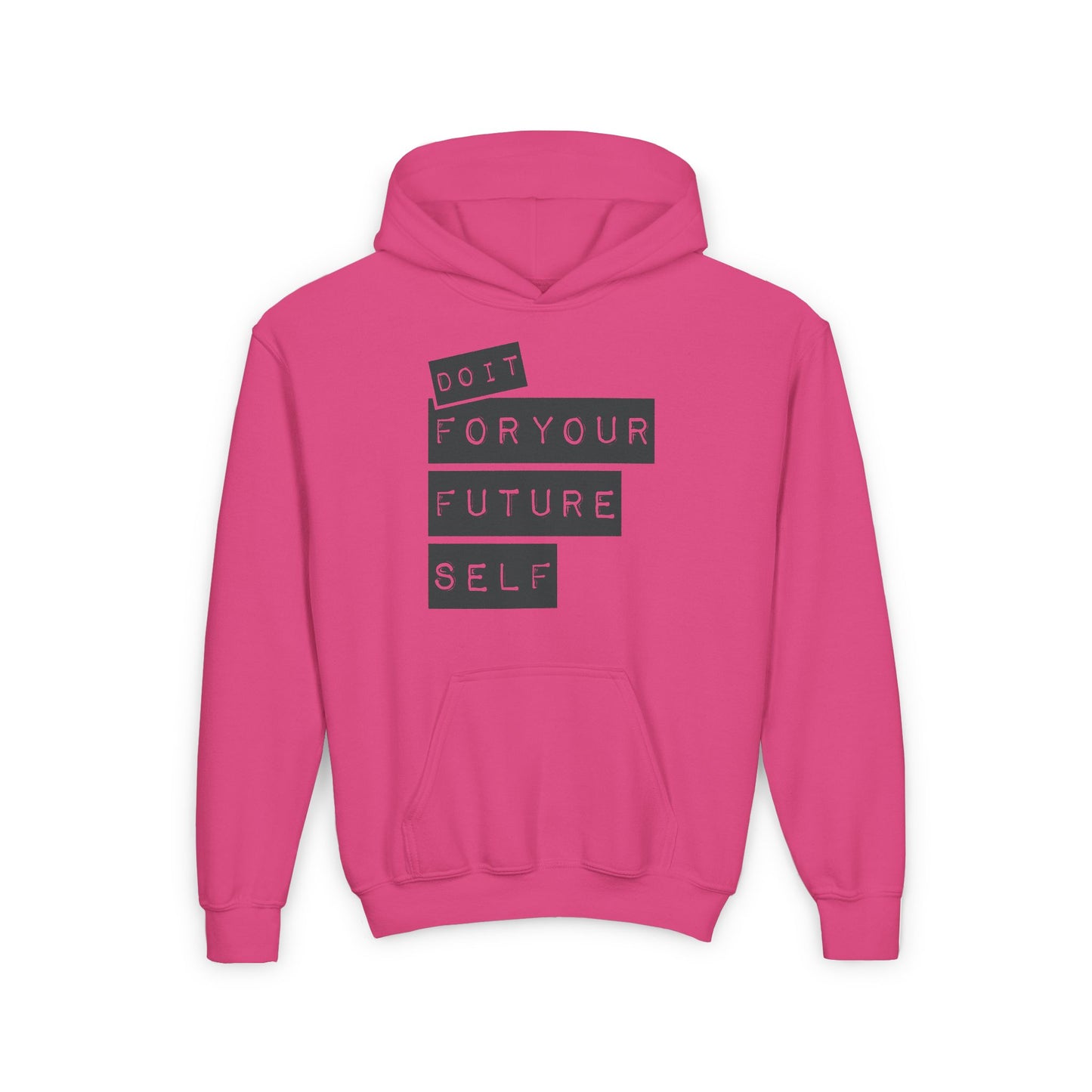 Do It For Your Future Self Youth Heavy Blend Hooded Sweatshirt