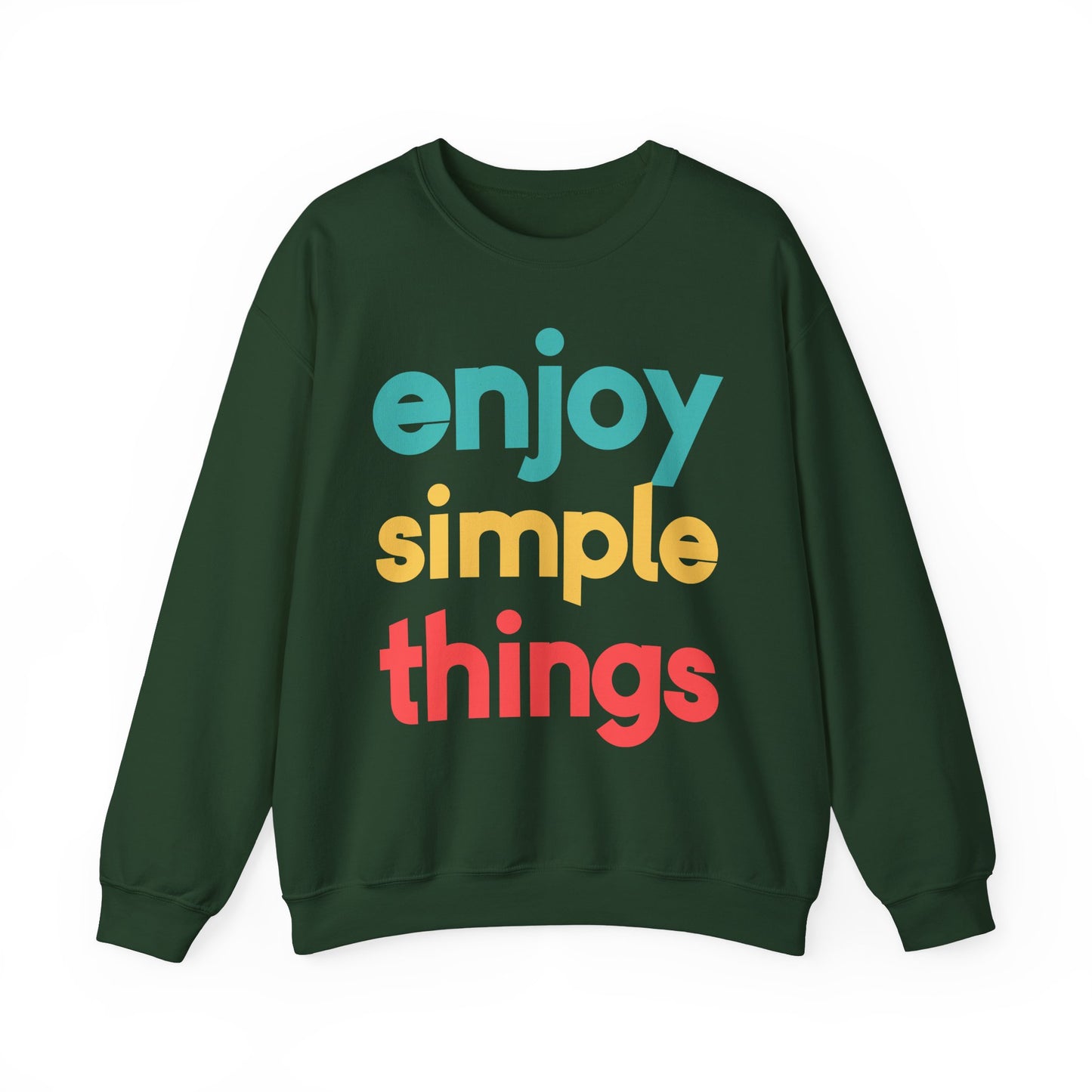 Enjoy Simple Things Unisex Heavy Blend™ Crewneck Sweatshirt