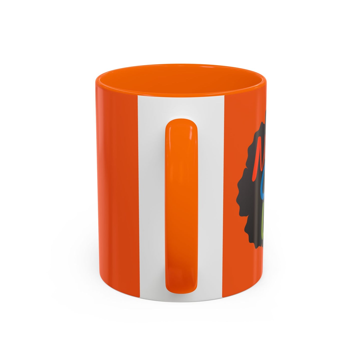 Never Give Up Accent Coffee Mug (11, 15oz)