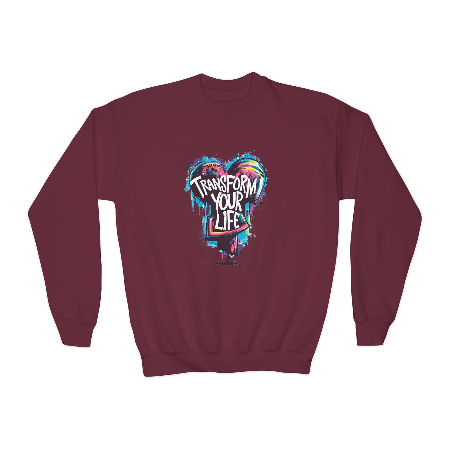 Transform Your Life Youth Crewneck Sweatshirt