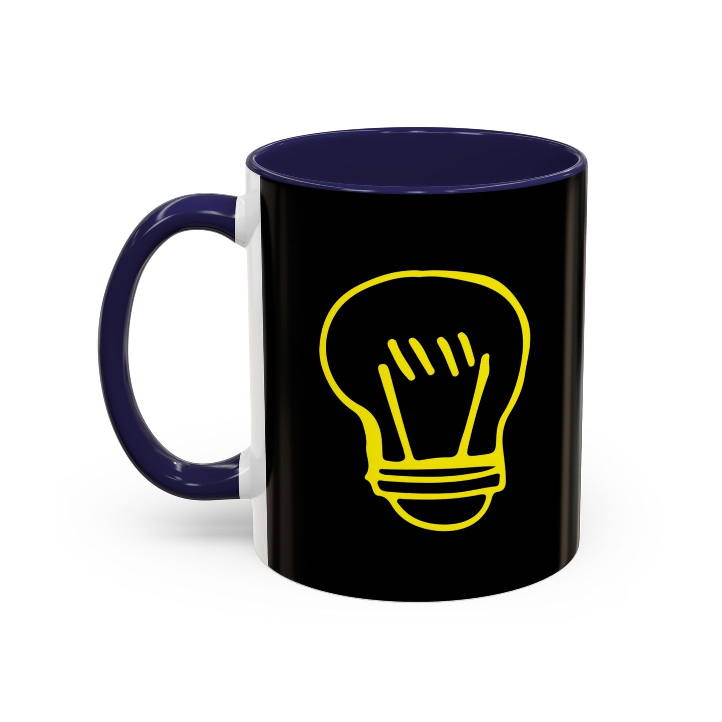 Drawing Light Bulb Accent Coffee Mug (11, 15oz)