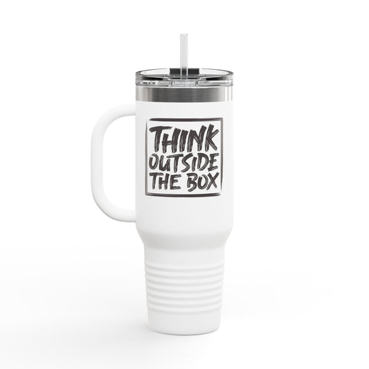 Think Outsidethe Box Insulated Travel Mug, 40oz