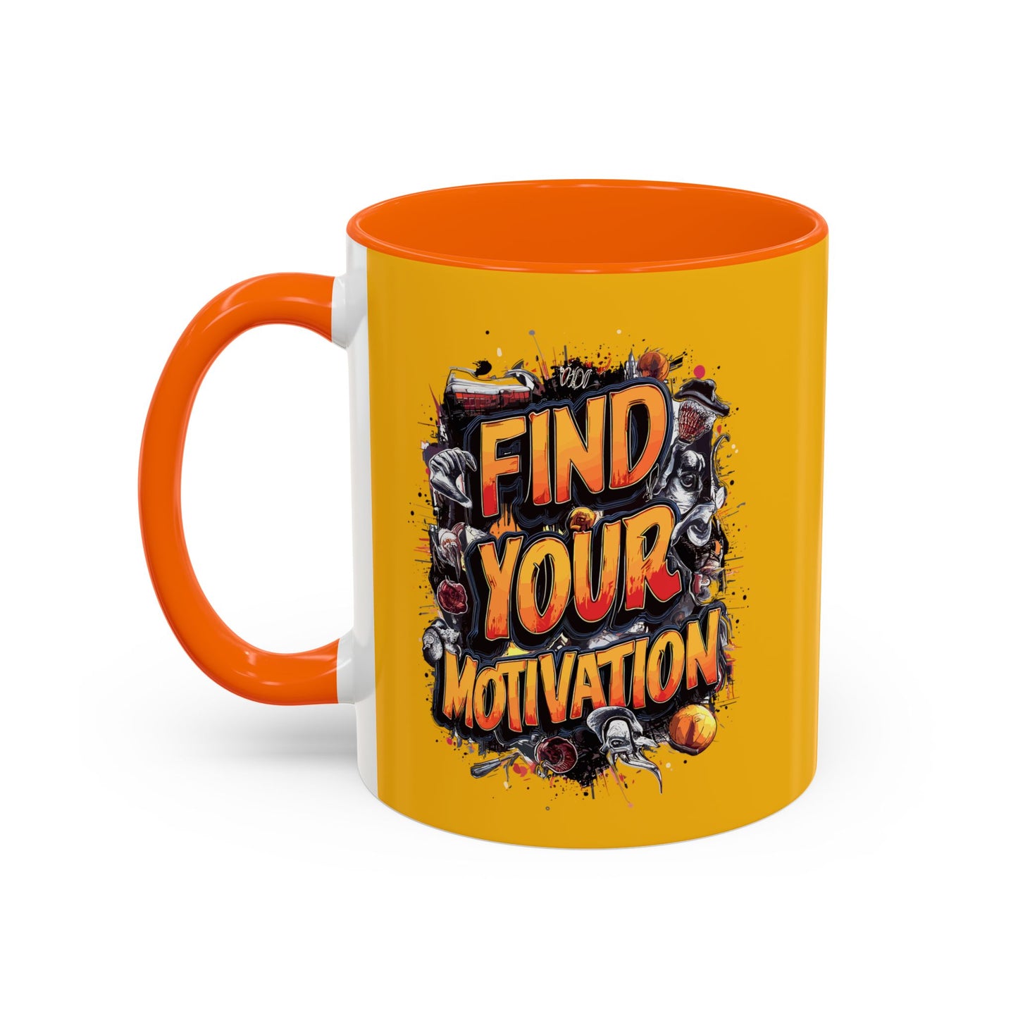 Find Your Motivation Accent Coffee Mug (11, 15oz)