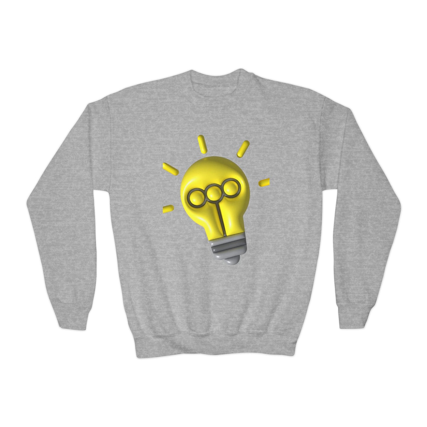 Light Bulb Youth Crewneck Sweatshirt