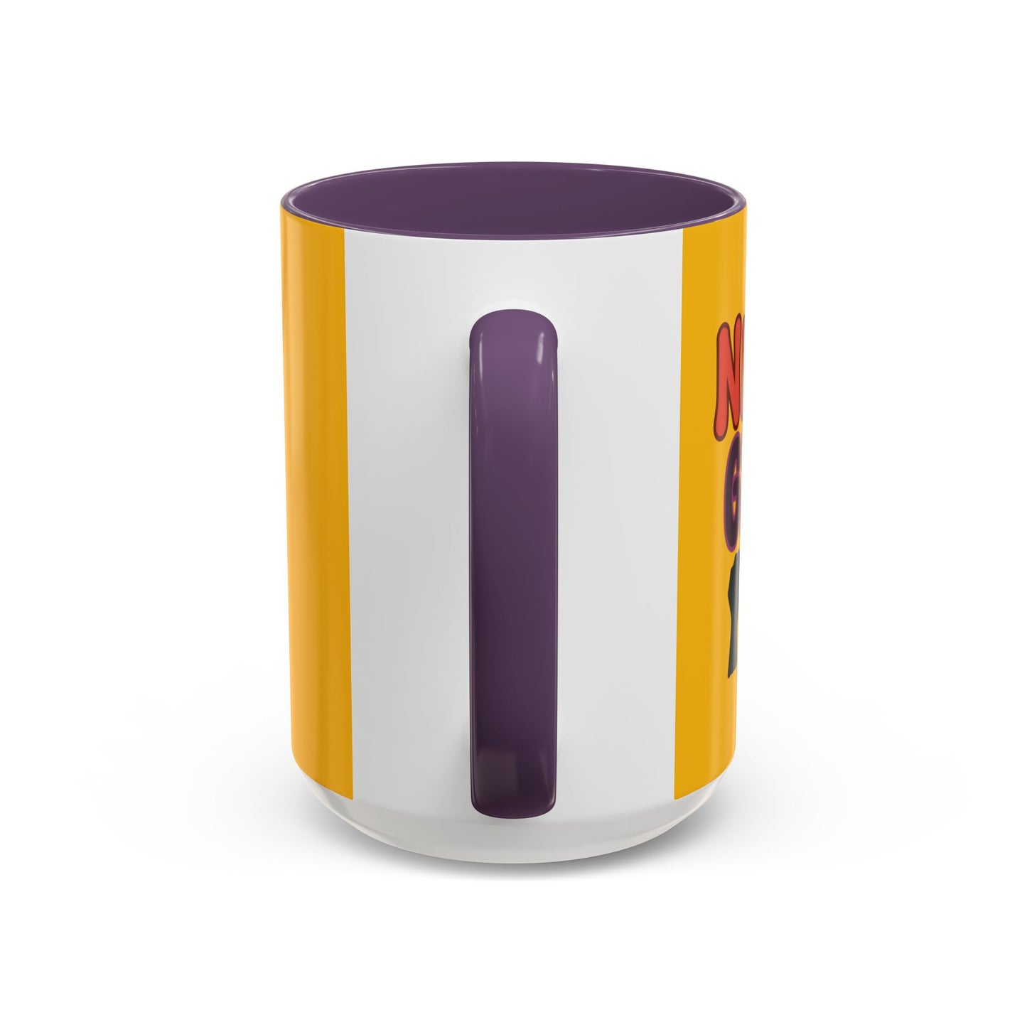 Never Give Up Accent Coffee Mug (11, 15oz)