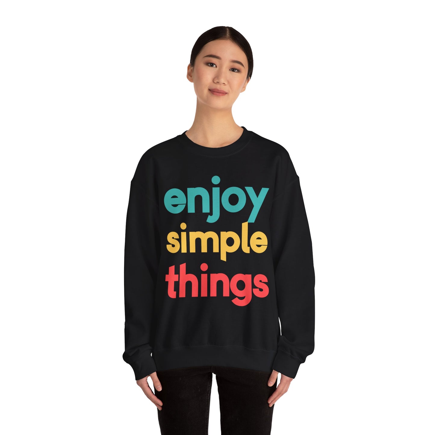 Enjoy Simple Things Unisex Heavy Blend™ Crewneck Sweatshirt