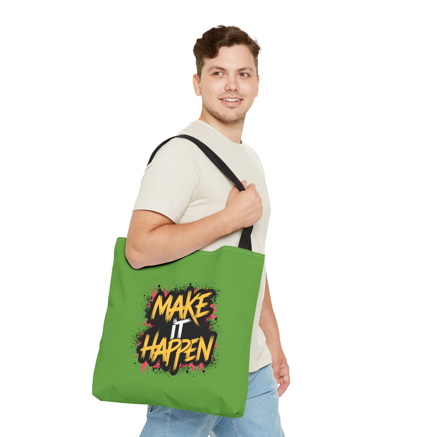 Make It Happen Tote Bag (AOP)