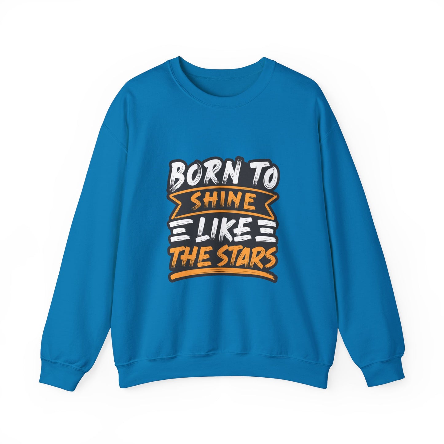 Born To Shine Like The Stars Unisex Heavy Blend™ Crewneck Sweatshirt