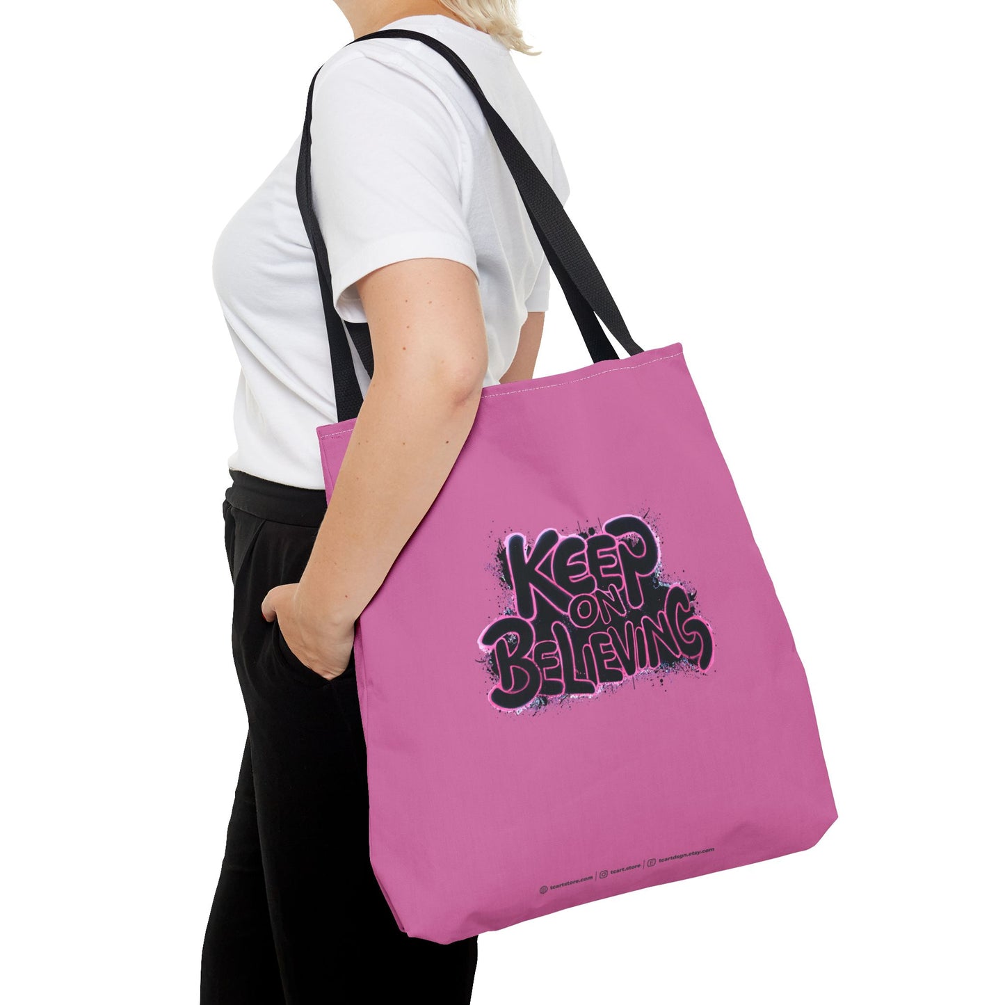 Keep On Believing Tote Bag (AOP)