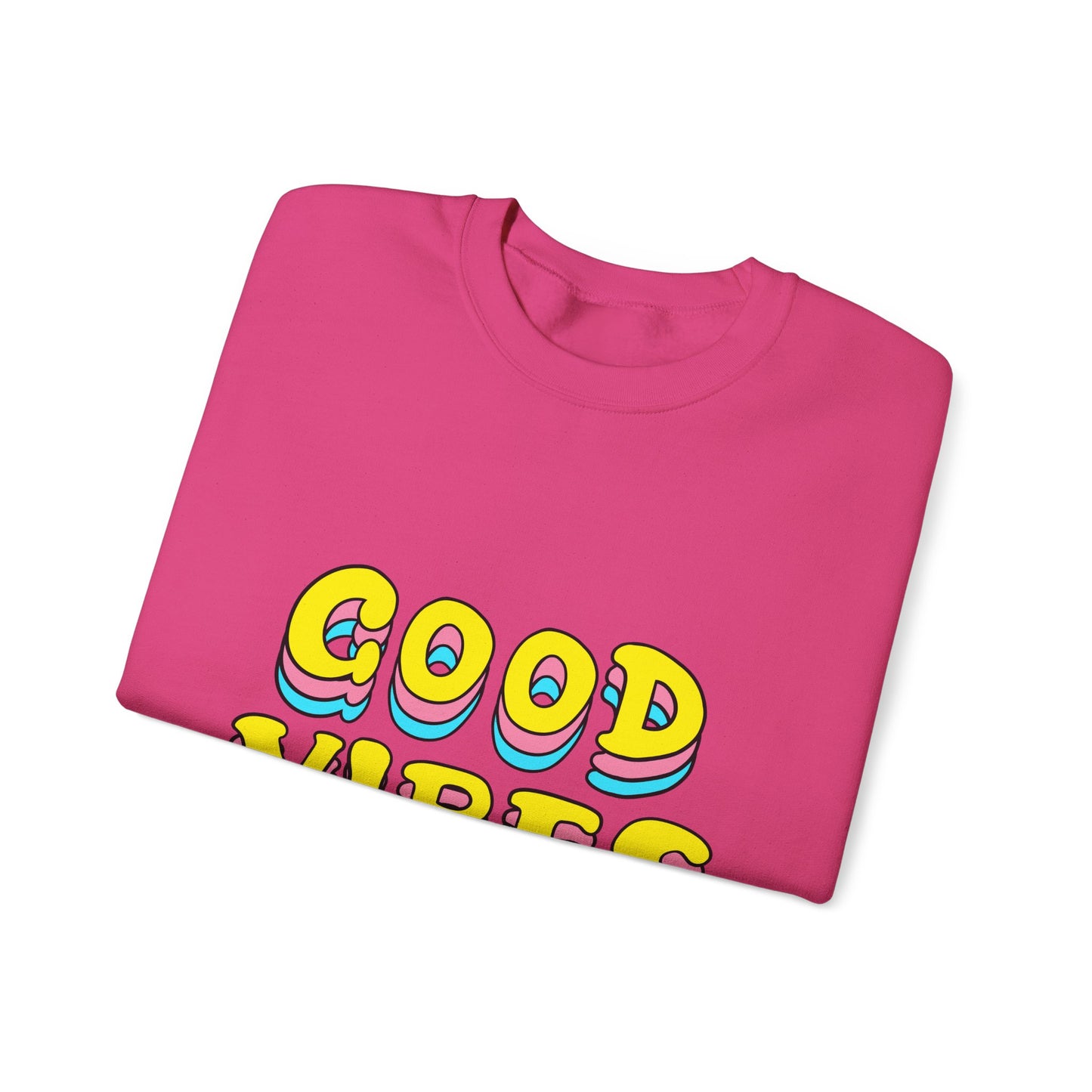 Good Vibes Unisex Heavy Blend™ Crewneck Sweatshirt