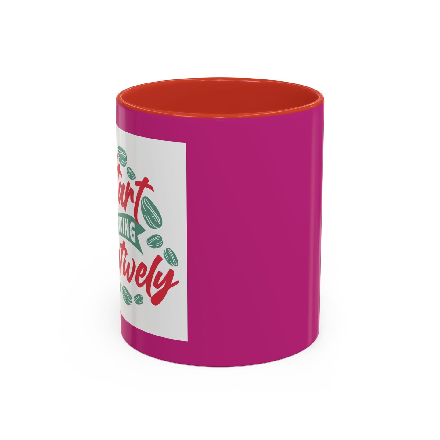 Start Thinking Accent Coffee Mug (11, 15oz)