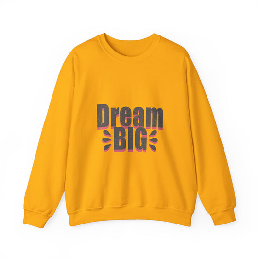 Dream Big Distressed Unisex Heavy Blend™ Crewneck Sweatshirt