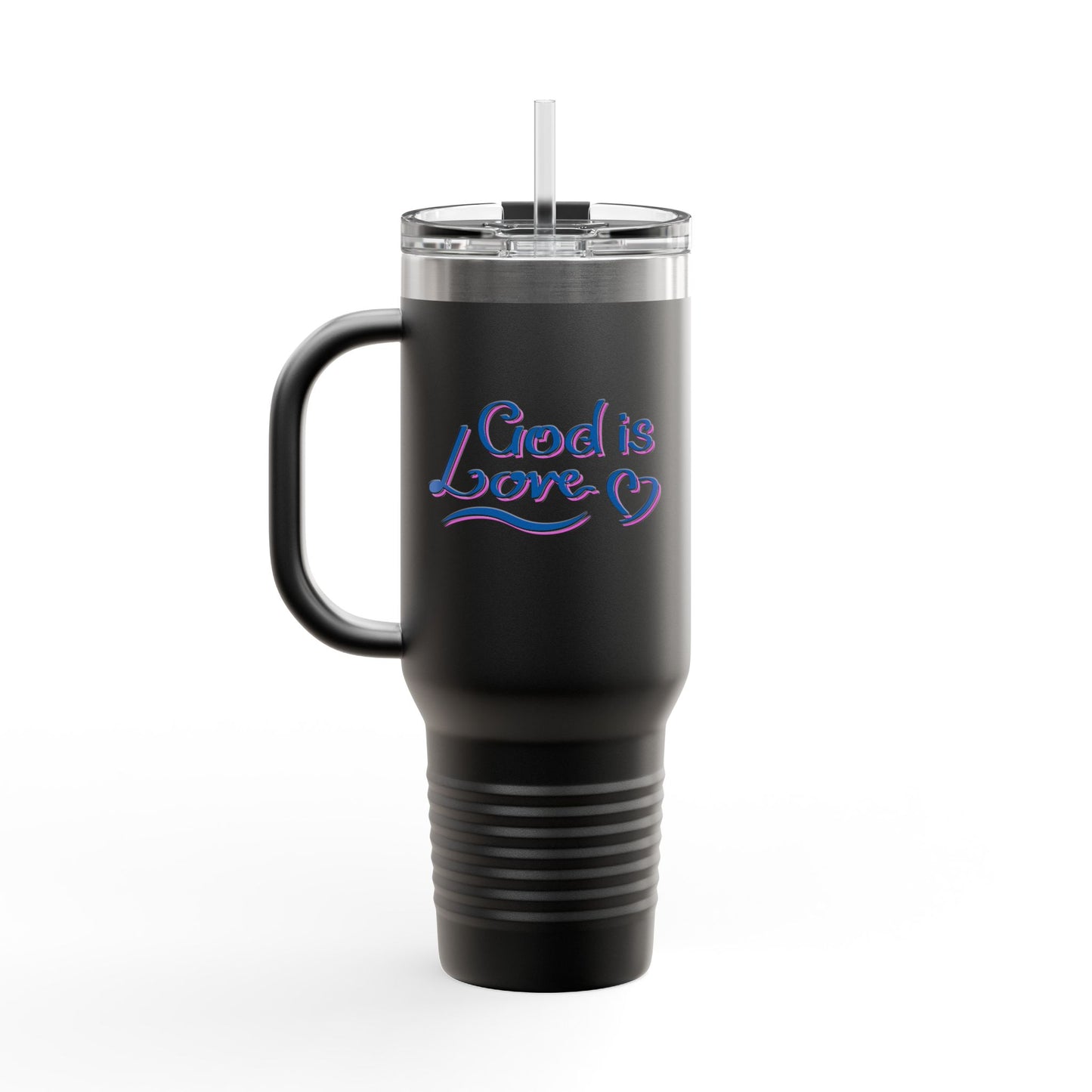 God Is Love Insulated Travel Mug, 40oz