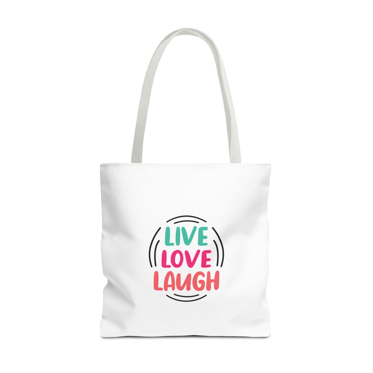 Live Love Laugh Tote Bag (AOP)