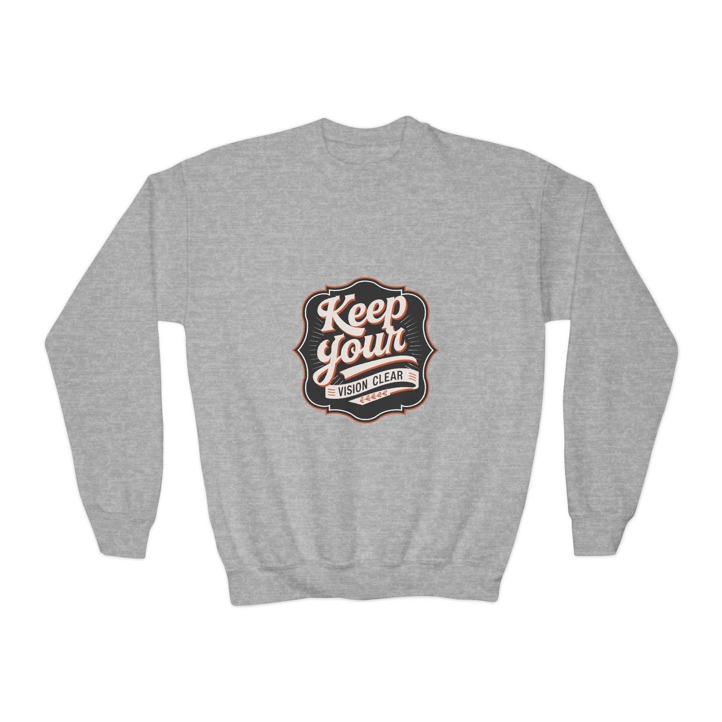 Keep Your Vision Clear Youth Crewneck Sweatshirt