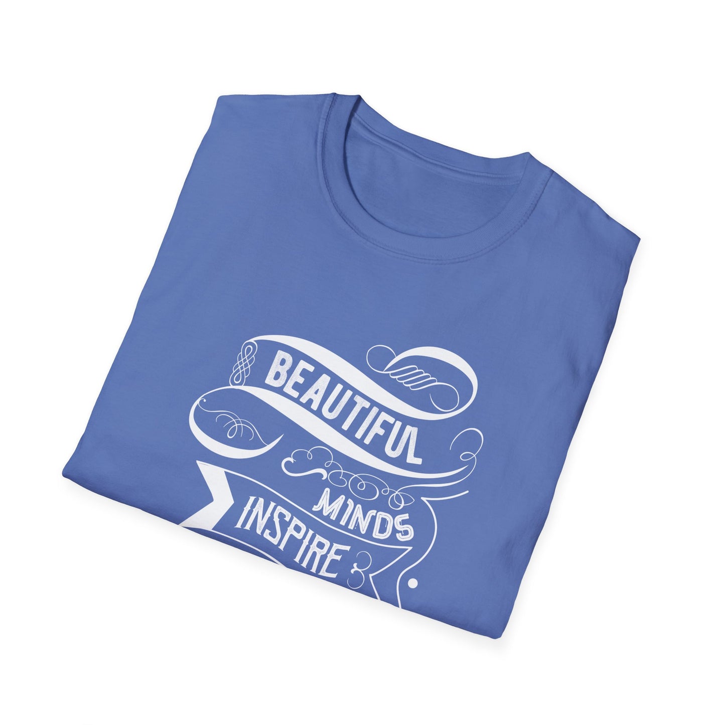 Beautiful Minds Inspire Others Unisex Softstyle T-Shirt