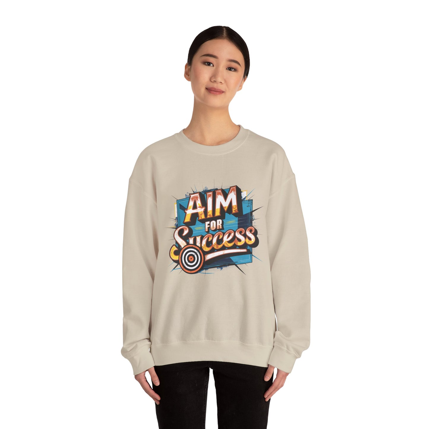 Aim For Success Unisex Heavy Blend™ Crewneck Sweatshirt