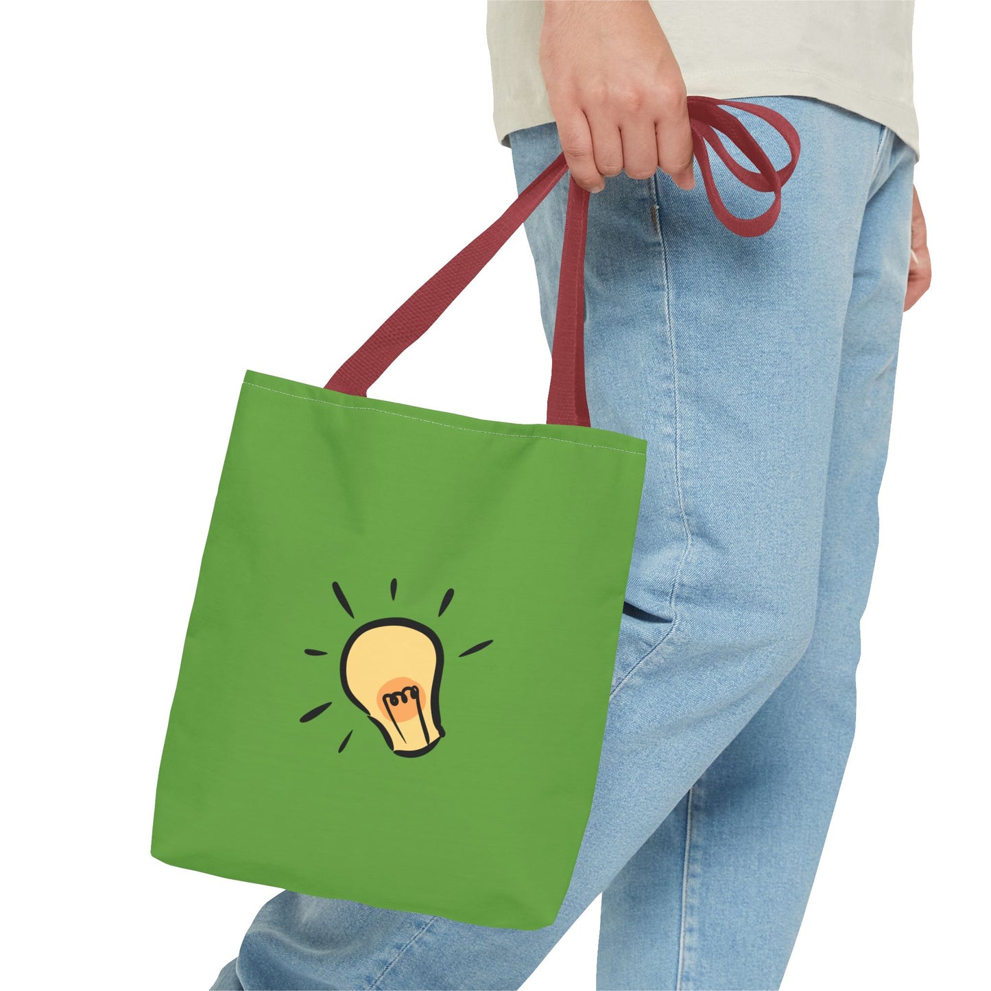 Inspire Idea Bulb Tote Bag (AOP)