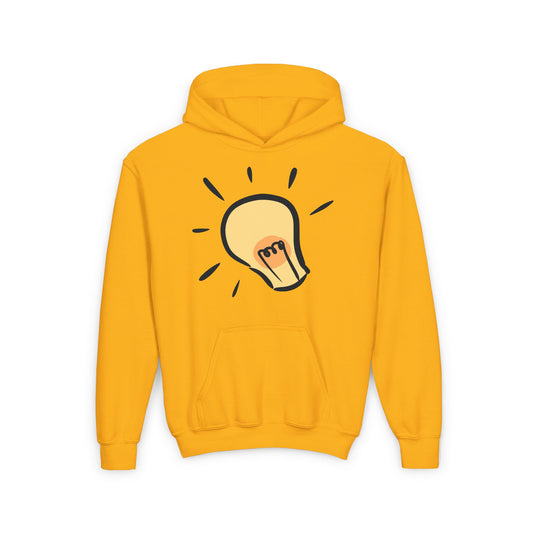 Inspire Idea Bulb Youth Heavy Blend Hooded Sweatshirt