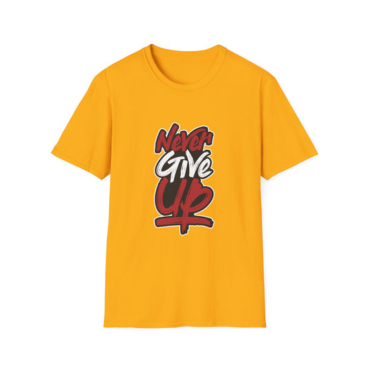 Never Give Up Unisex Softstyle T-Shirt