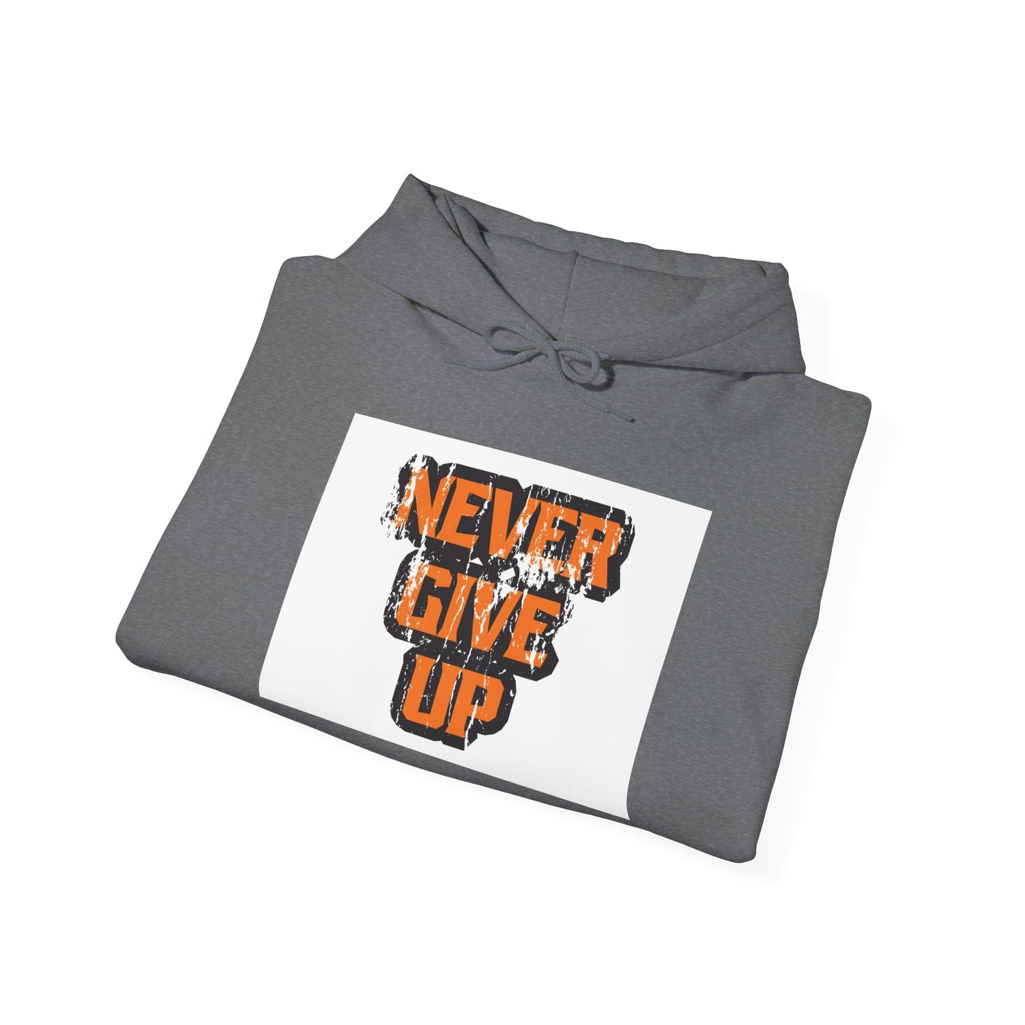 Never Give Up Unisex Heavy Blend™ Hooded Sweatshirt