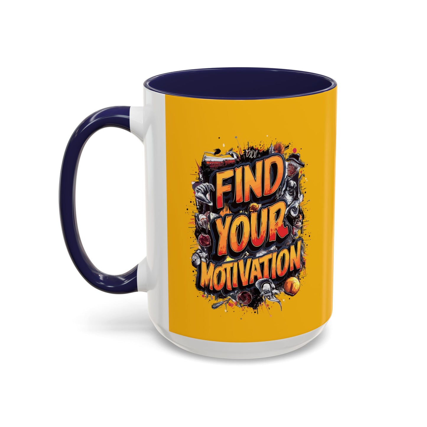 Find Your Motivation Accent Coffee Mug (11, 15oz)