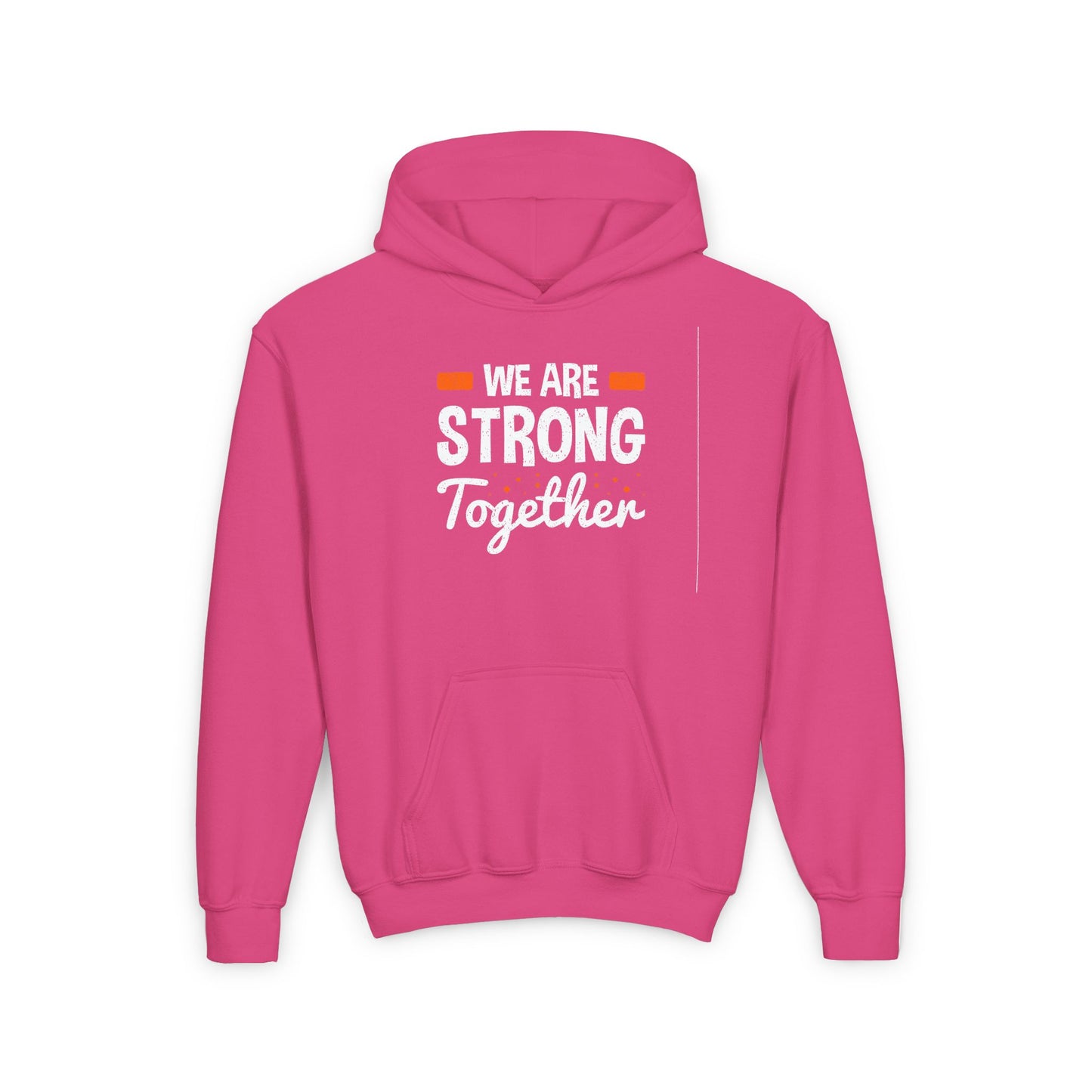 We Are Strong Together Youth Heavy Blend Hooded Sweatshirt