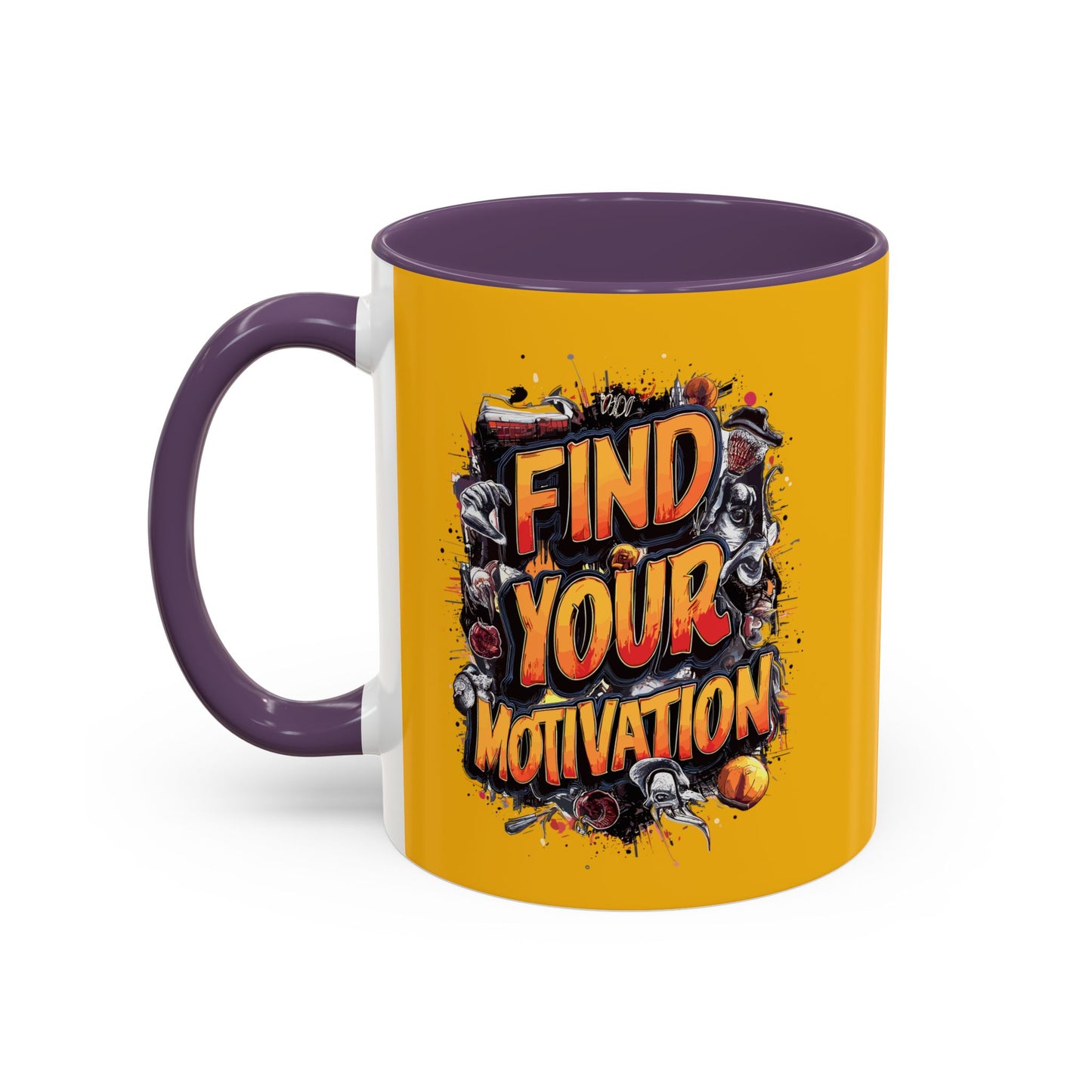 Find Your Motivation Accent Coffee Mug (11, 15oz)