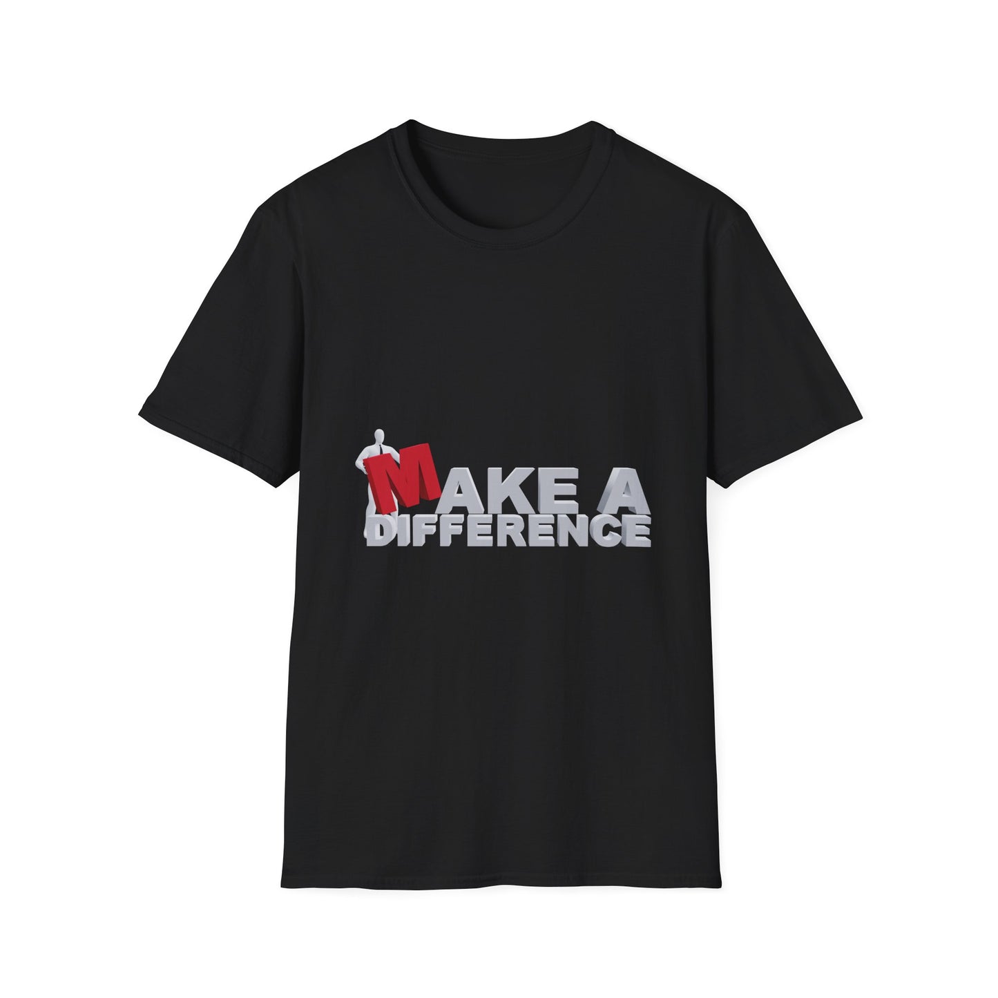 Make A Difference  Unisex Softstyle T-Shirt