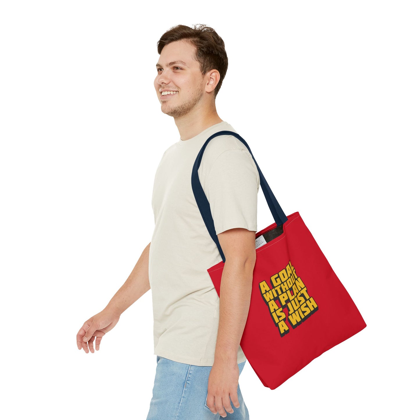 A Goal Without A Plan Is Just A Wish Tote Bag (AOP)