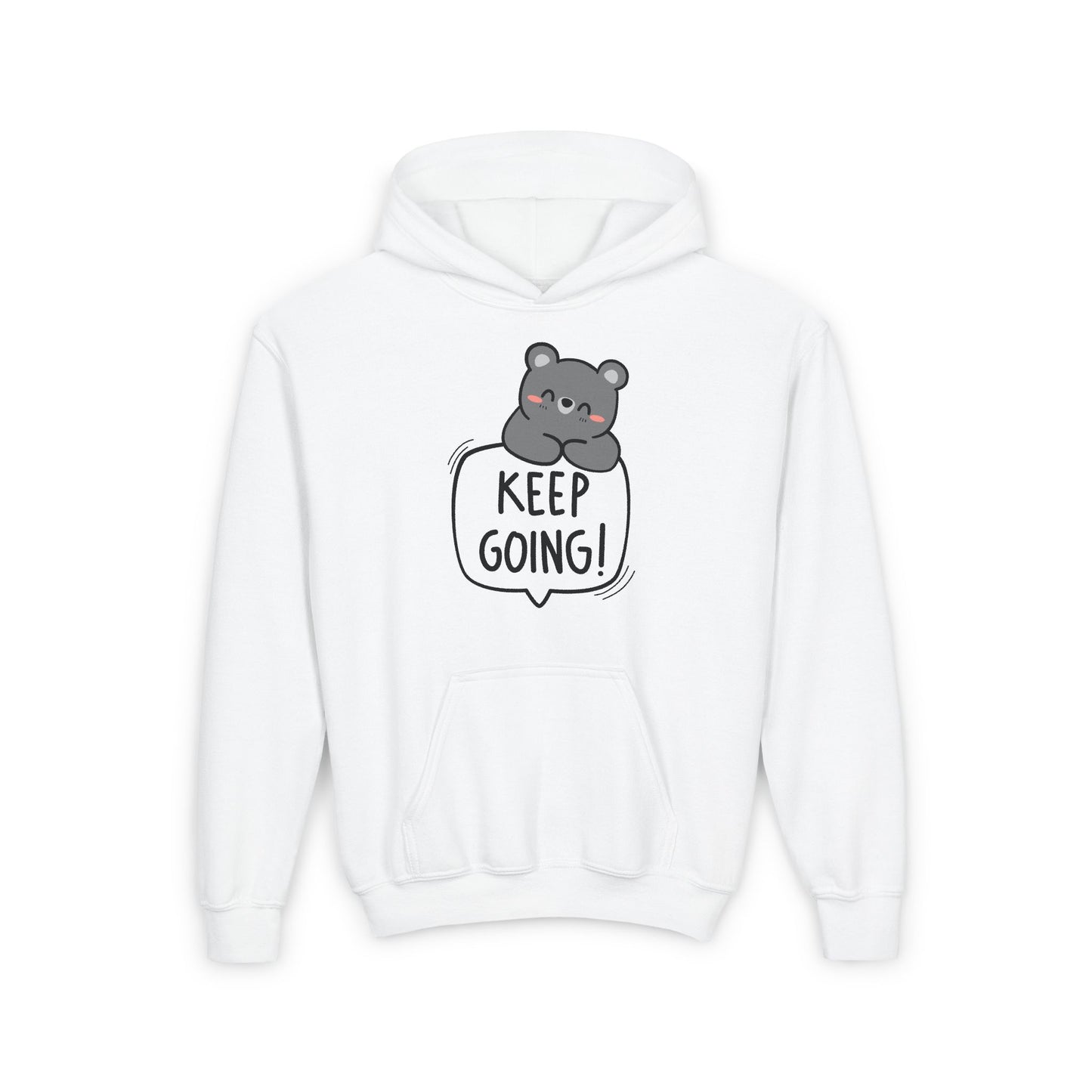 Keep Going Youth Heavy Blend Hooded Sweatshirt