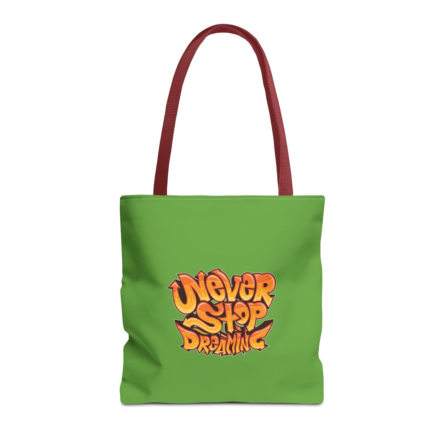 Never Stop Dreaming Tote Bag (AOP)