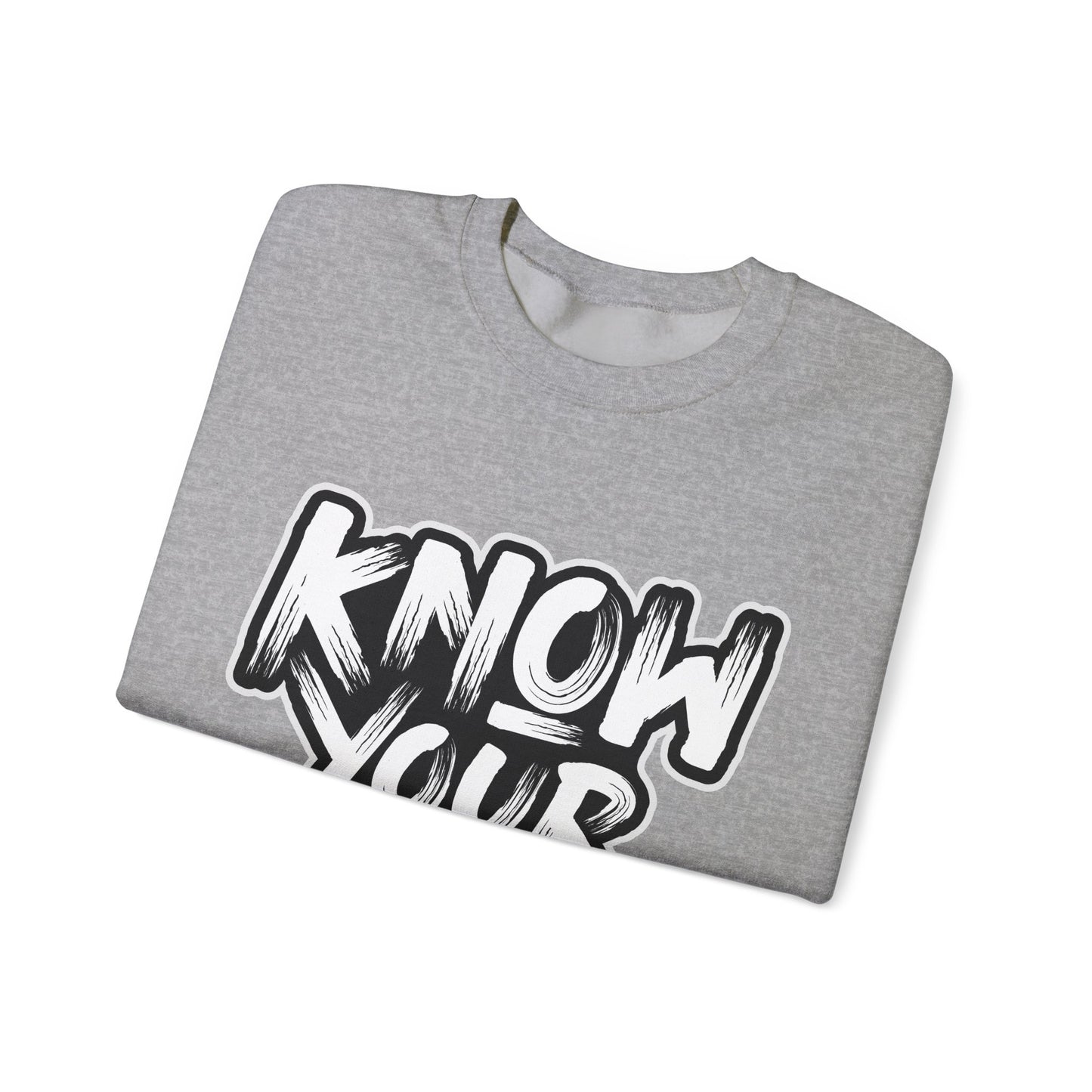 Know Your Worth Unisex Heavy Blend™ Crewneck Sweatshirt