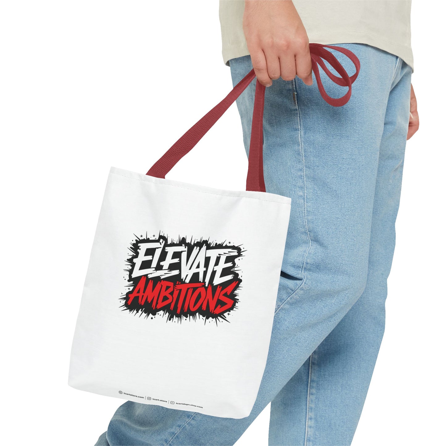 Elevate Ambitions Tote Bag (AOP)