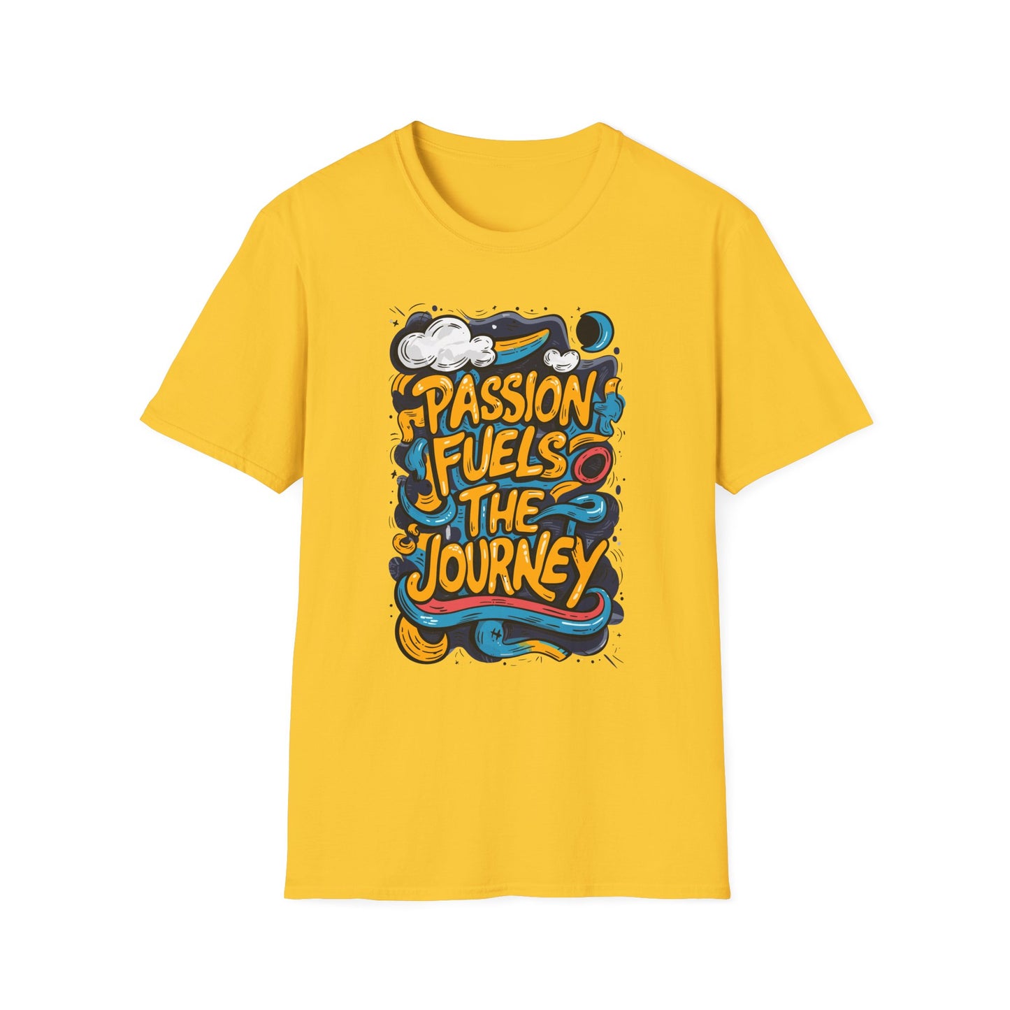 Passion Fuels The Journey Unisex Softstyle T-Shirt