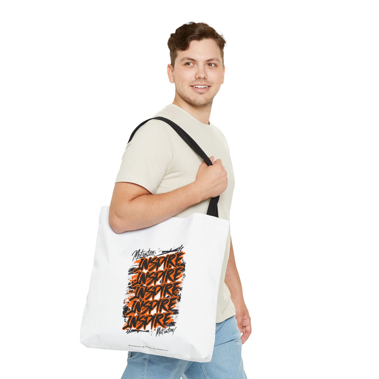 Motivation Inspire Motivation Tote Bag (AOP)