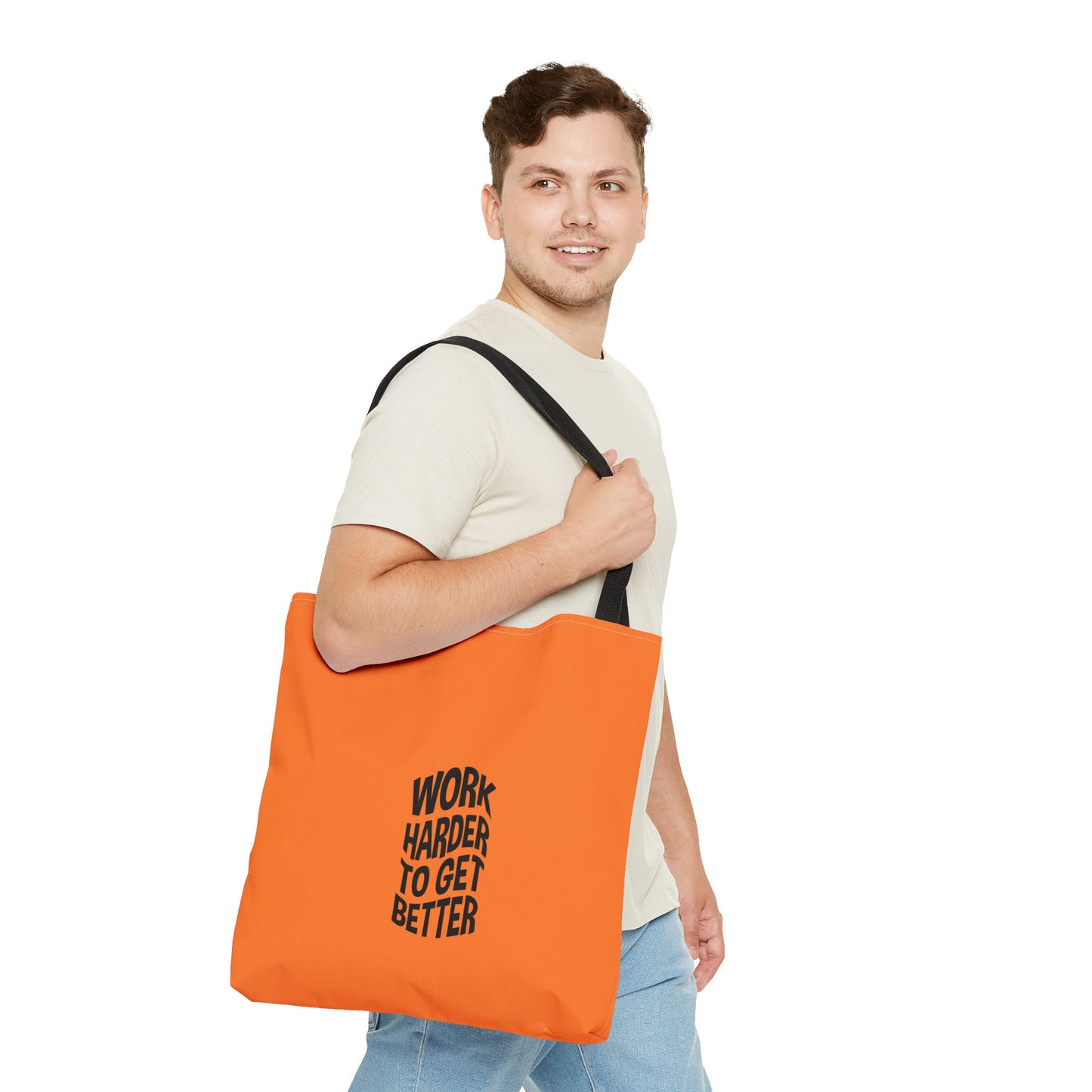 Work Harder To Get Better Tote Bag (AOP)