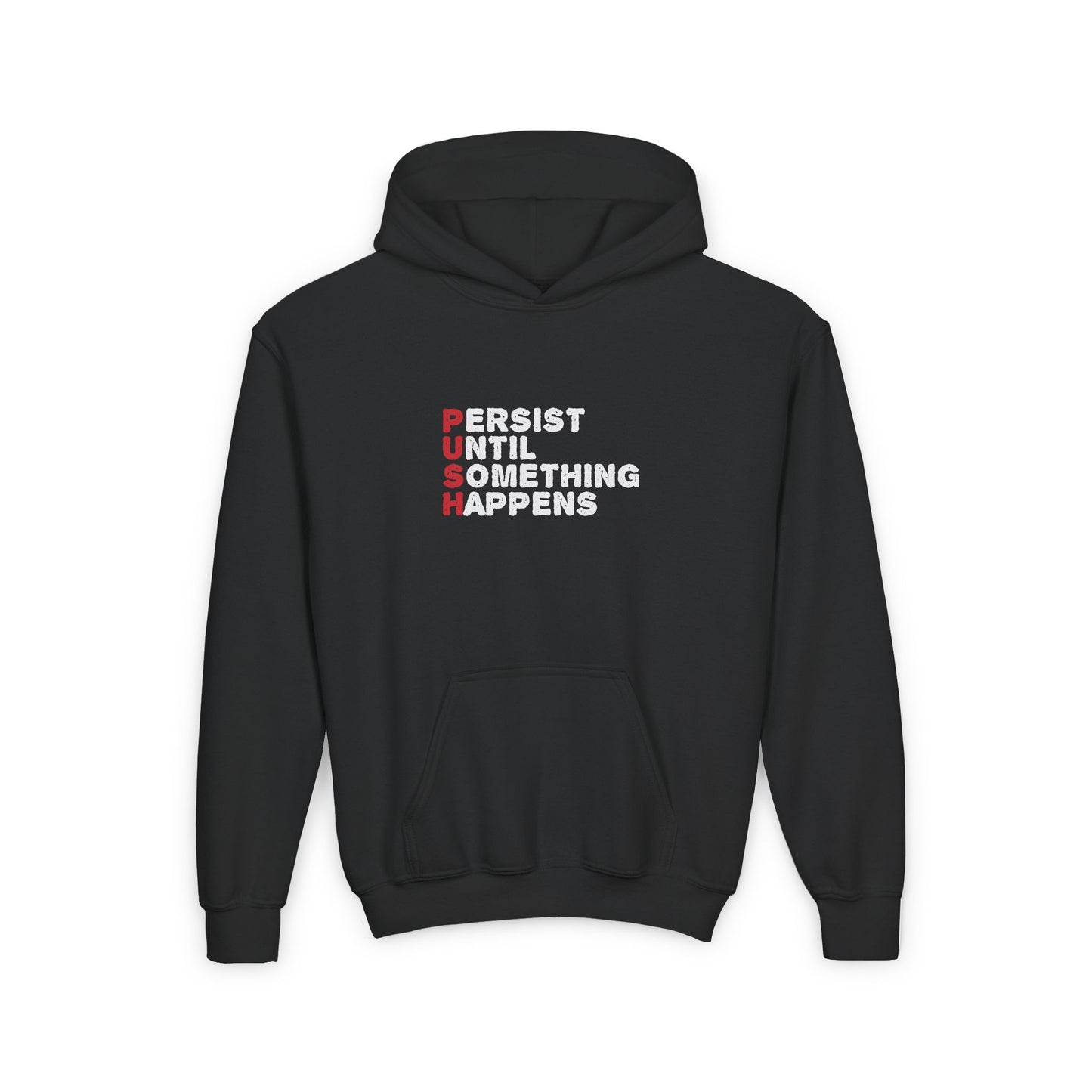 Persist Until Something Happens Youth Heavy Blend Hooded Sweatshirt