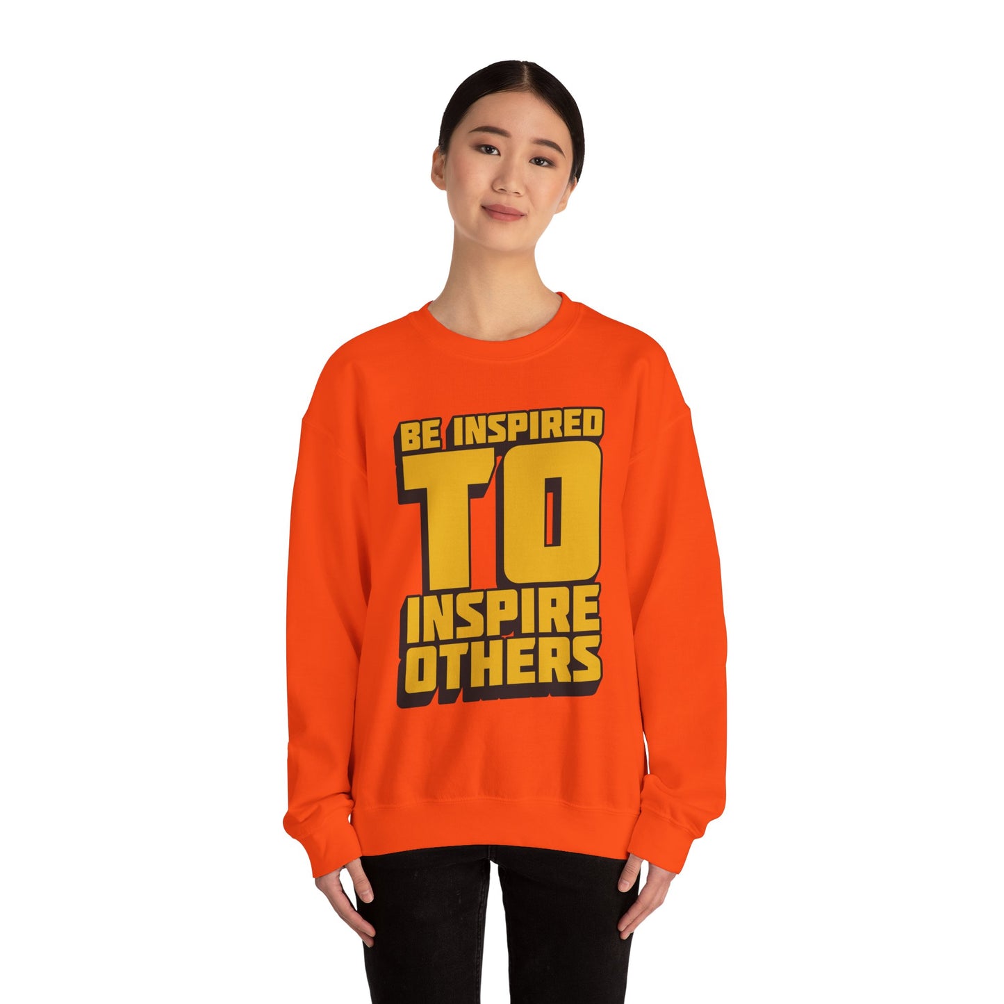Be Inspired To Inspire Others Unisex Heavy Blend™ Crewneck Sweatshirt