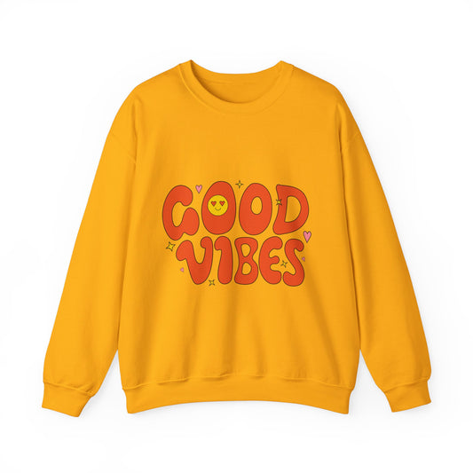 Good Vibes Unisex Heavy Blend™ Crewneck Sweatshirt