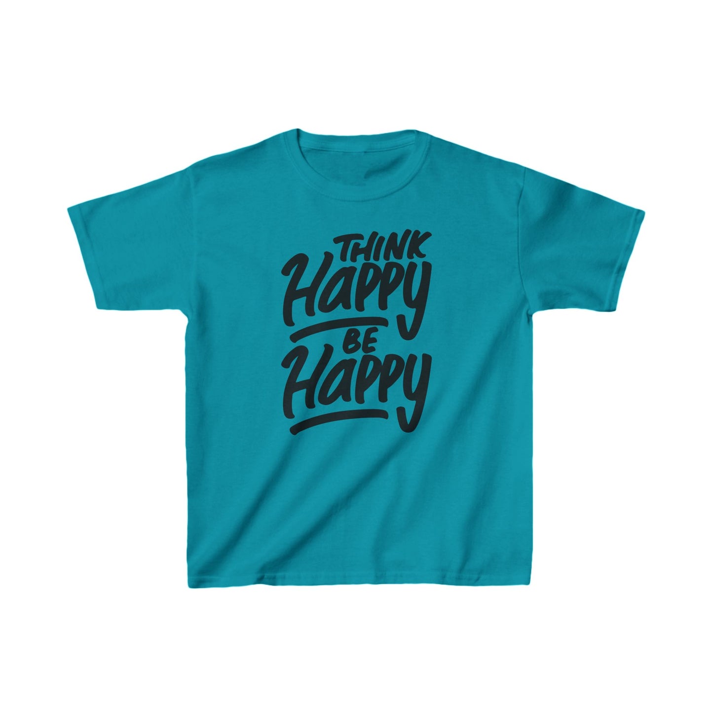 Think Happy Be Happy Kids Heavy Cotton™ Tee
