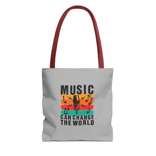 Music Can Change The World Tote Bag (AOP)