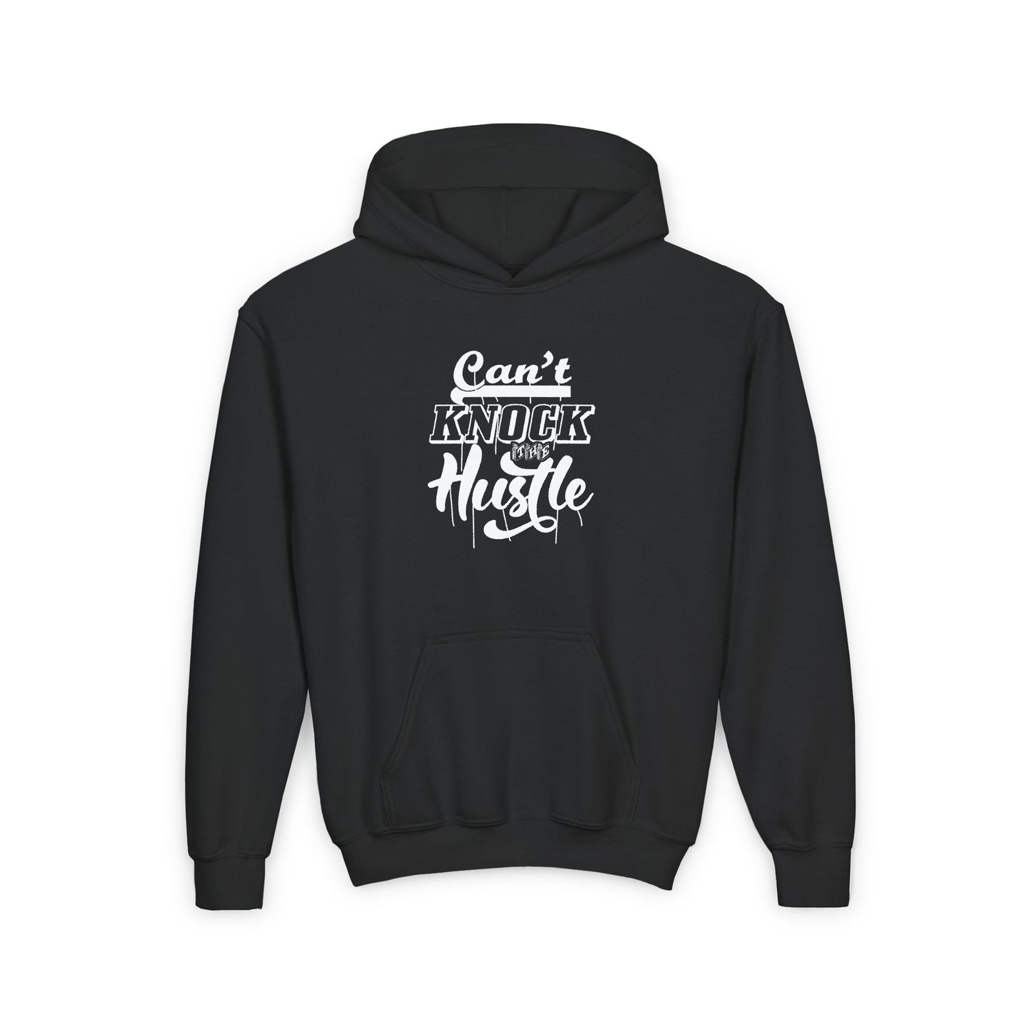 Can't Knock The Hustle Youth Heavy Blend Hooded Sweatshirt