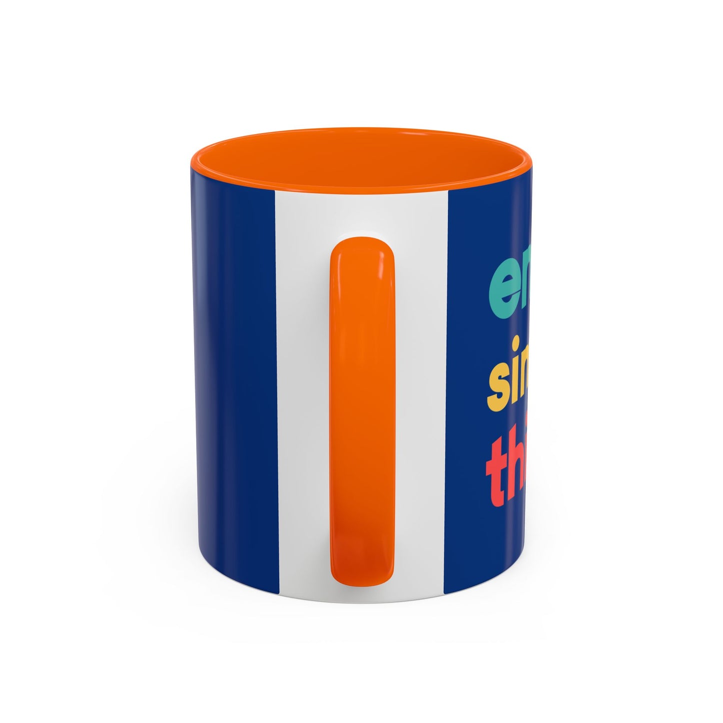 Enjoy Simple Things Accent Coffee Mug (11, 15oz)